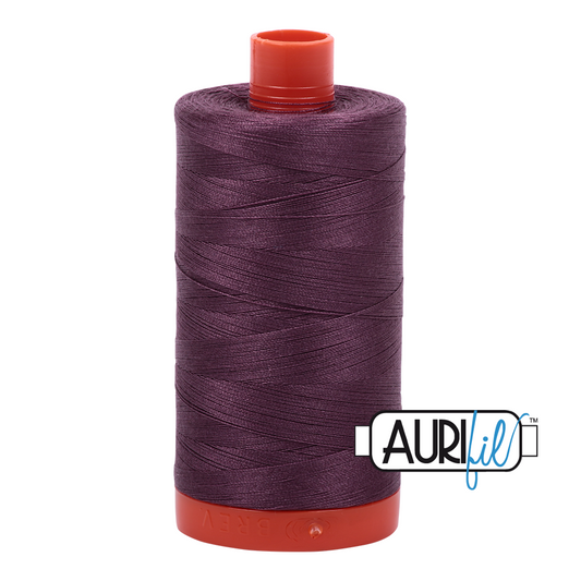 50wt Aurifil Mulberry 100% Cotton Mako Thread #MK50-2568