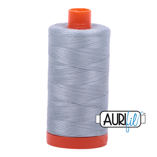 50wt Aurifil Arctic Sky 100% Cotton Mako Thread #MK50-2612