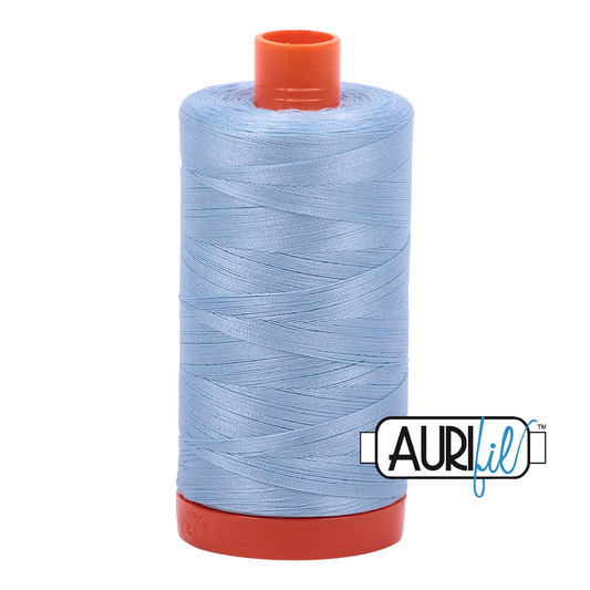 50wt Aurifil Robin's Egg 100% Cotton Mako Thread #MK50-2715
