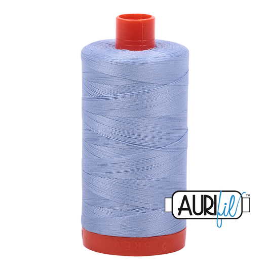 50wt Aurifil Very Light Delft 100% Cotton Mako Thread #MK50-2770