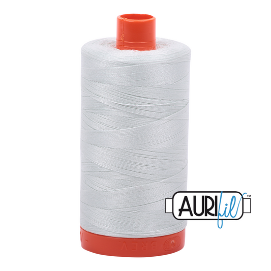 50wt Aurifil Mint Ice 100% Cotton Mako Thread #MK50-2800