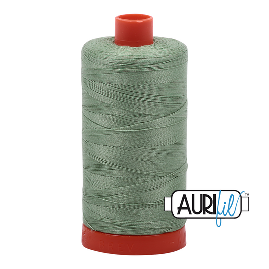 50wt Aurifil Loden Green 100% Cotton Mako Thread #MK50-2840