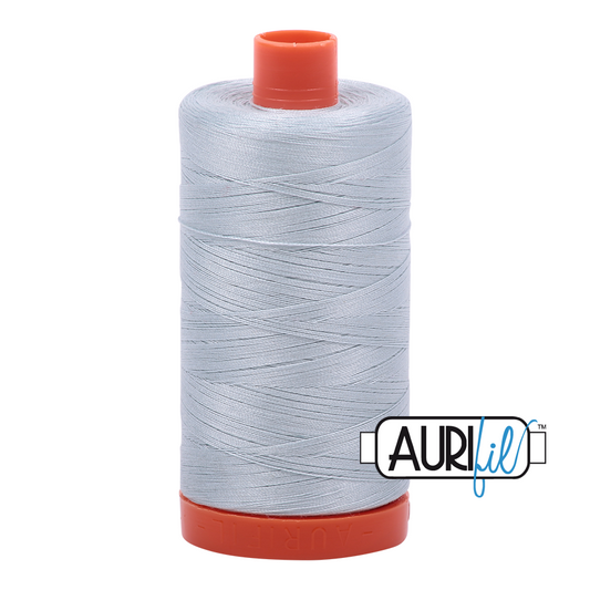 50wt Aurifil Iceberg 100% Cotton Mako Thread #MK50-2846
