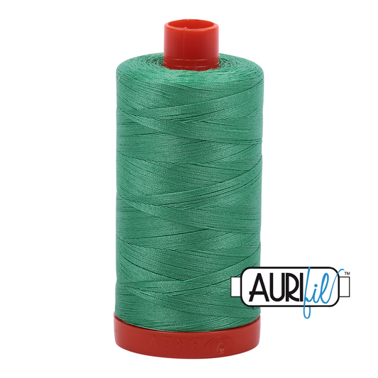 50wt Aurifil Light Emerald 100% Cotton Mako Thread #MK50-2860