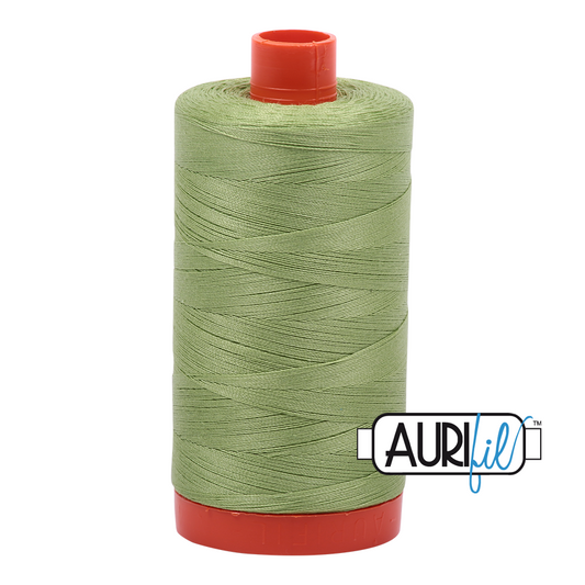50wt Aurifil Light Fern 100% Cotton Mako Thread #MK50-2882