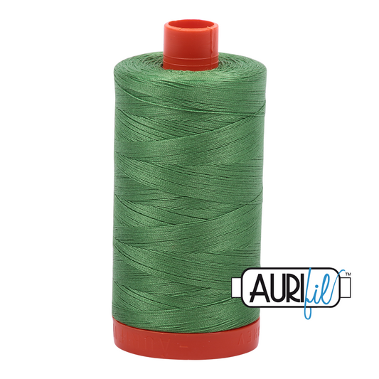 50wt Aurifil Green Yellow 100% Cotton Mako Thread #MK50-2884