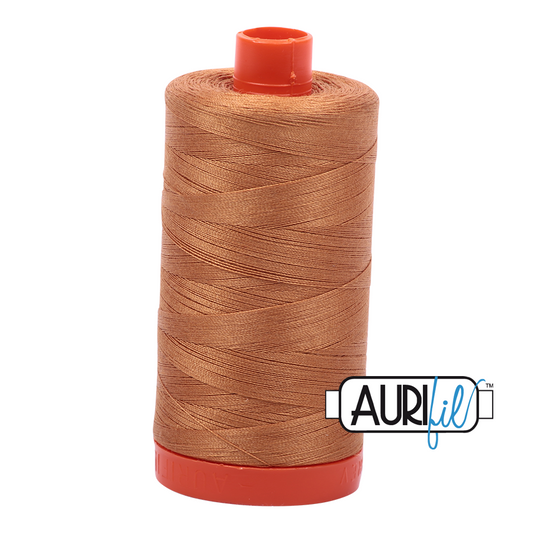 50wt Aurifil golden Toast 100% Cotton Mako Thread #MK50-2930