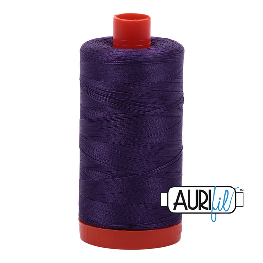 50wt Aurifil Eggplant 100% Cotton Mako Thread #MK50-4225