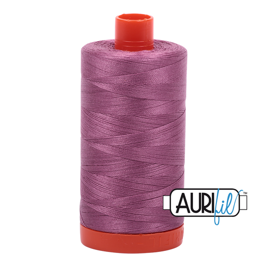 50wt Aurifil Wine 100% Cotton Mako Thread #MK50-5003