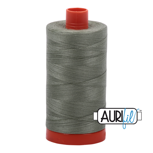 50wt Aurifil Military Green 100% Cotton Mako Thread #MK50-5019
