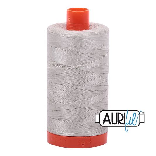 50wt Aurifil Moonshine 100% Cotton Mako Thread #MK50-6724