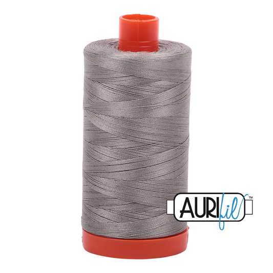 50wt Aurifil Earl Grey 100% Cotton Mako Thread #MK50-6732