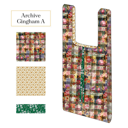 The Market Bag - Archive Gingham (A)