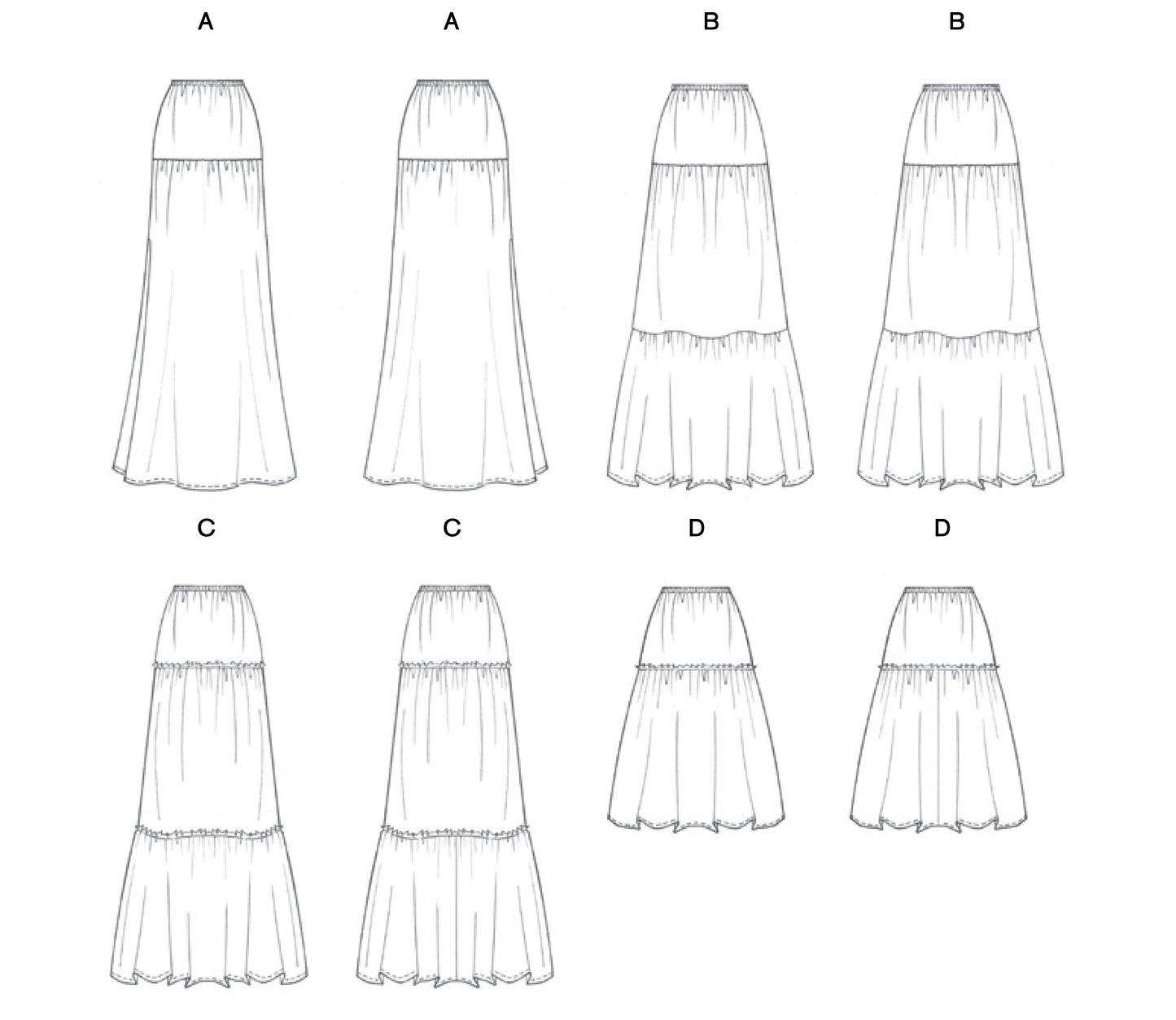 Megan Maxi Skirt Pattern