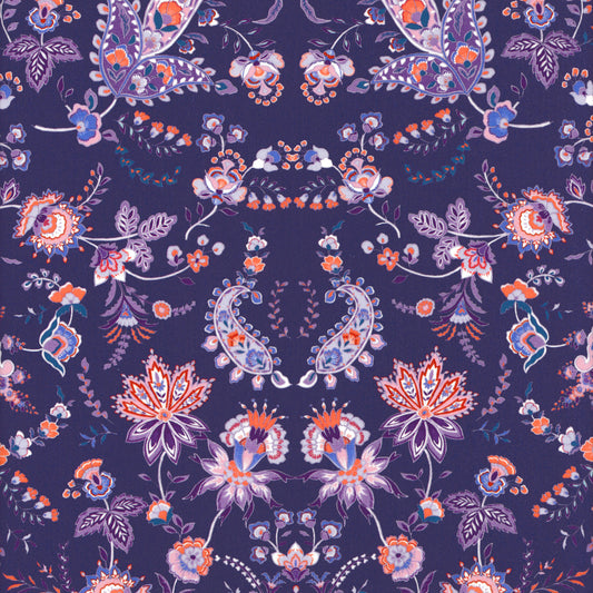 Organic Mirrored Paisley (A) Last Quarter Yard