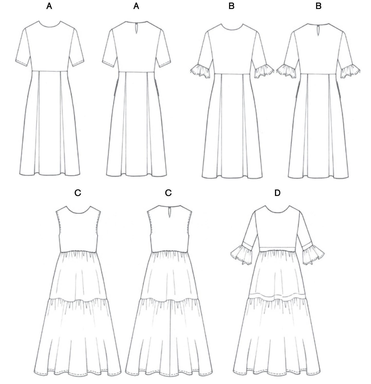 Natasha Tiered Dress Pattern