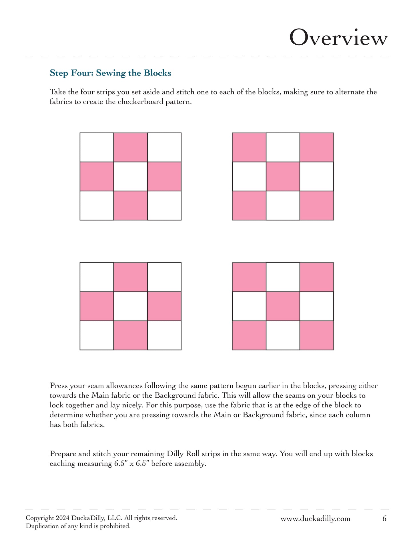 Liberty Nine-Patch Quilt Pattern Download