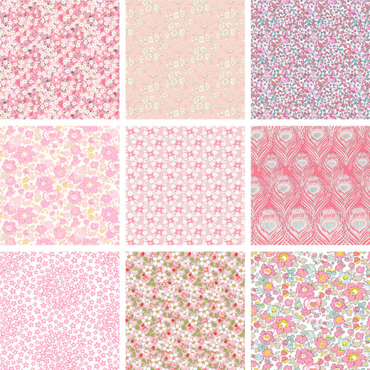 Pale Pink Charm Squares