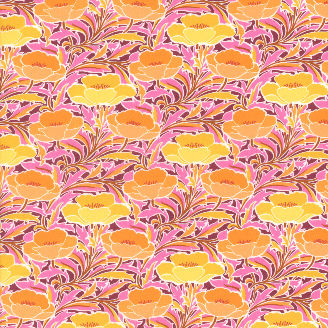 Poppy Canopy (C), 6 yards 1" REMNANT #1401