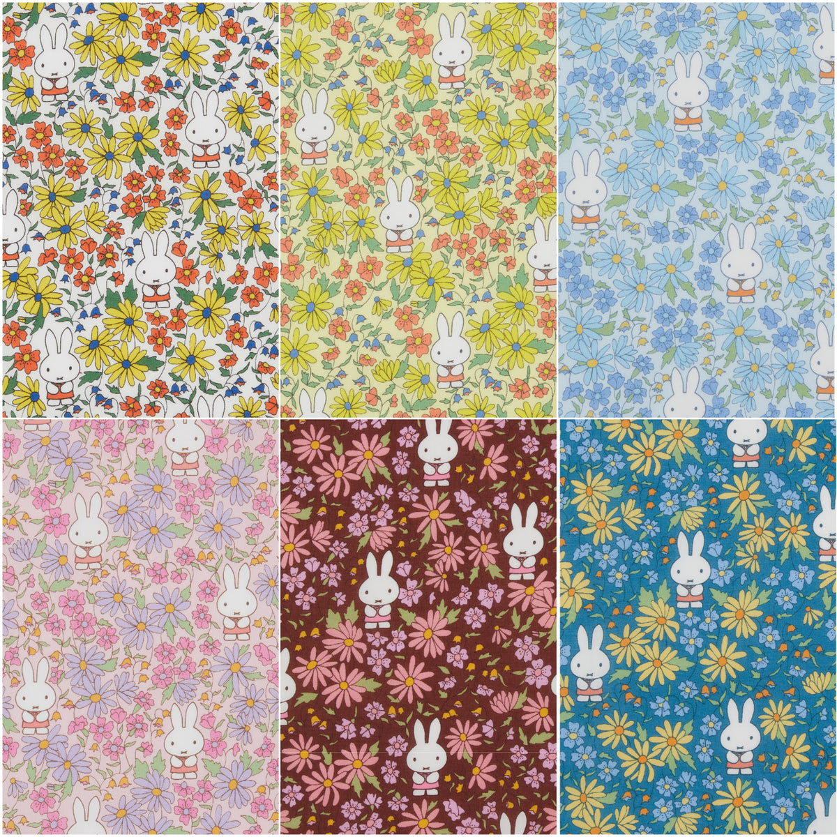 The Miffy Picture Book Collection: Prairie Day FQ Bundle