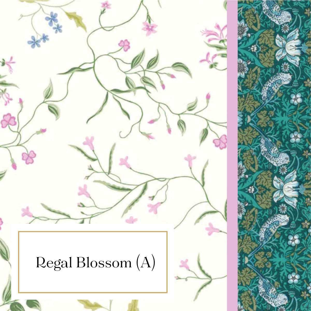 Luna Pillowcase - Regal Blossom (A)