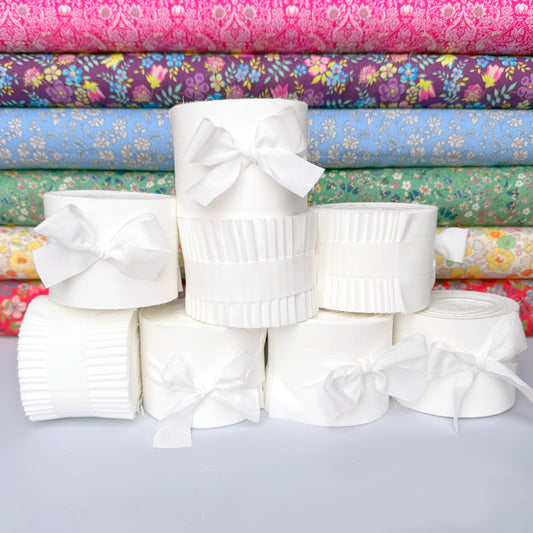 Solid White Tana Lawn® Dilly Roll