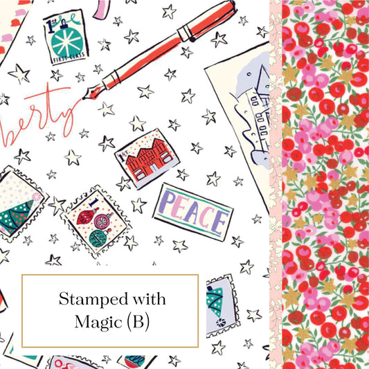Luna Pillowcase - Stamped with Magic (B)
