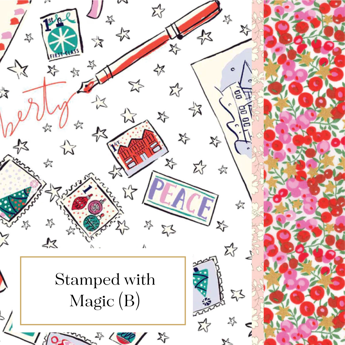Luna Pillowcase - Stamped with Magic (B)