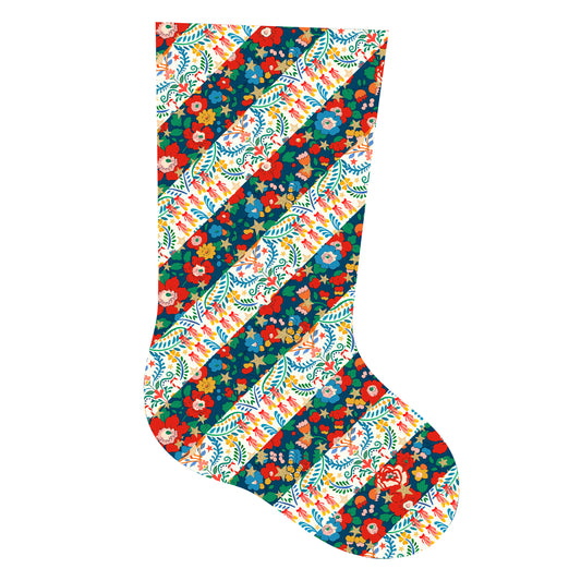 Striped Jingle Stocking FPP Template – Right
