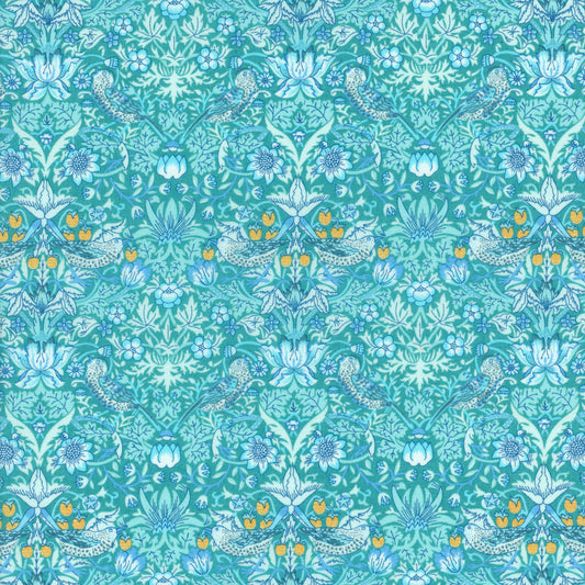 Strawberry Thief Metallic Turquoise 2026