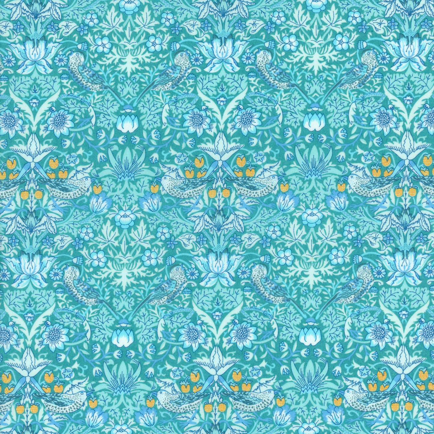 Strawberry Thief Metallic Turquoise 2026
