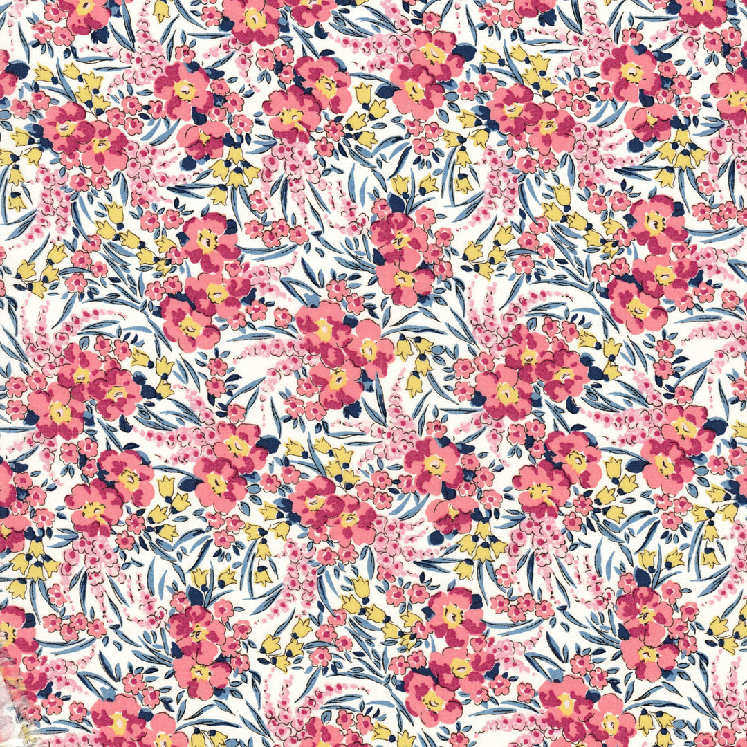 Swirling Petals (A), 4 yards 14" REMNANT #2559