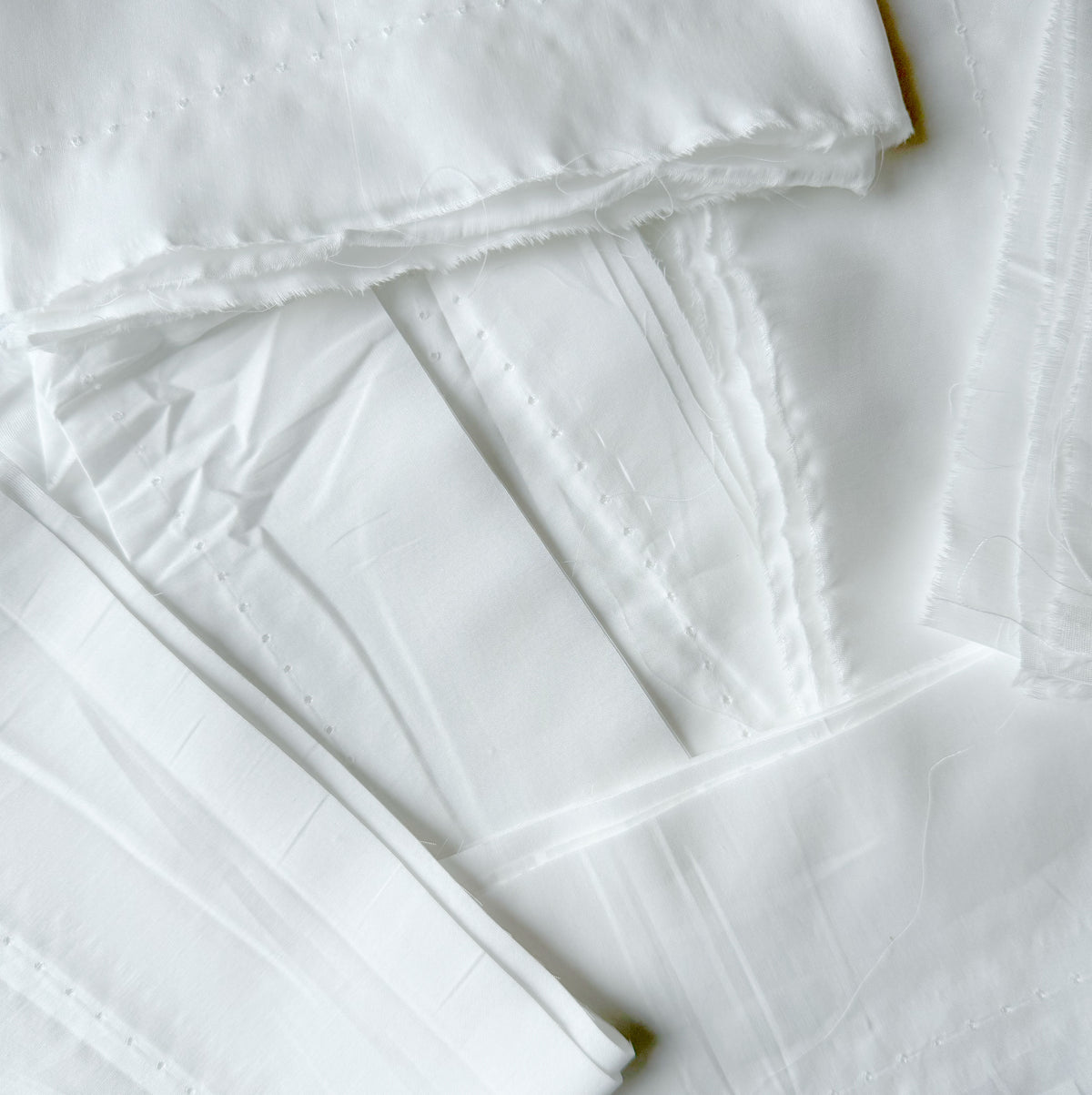 Solid White Hole-y Moly Scrap Bag