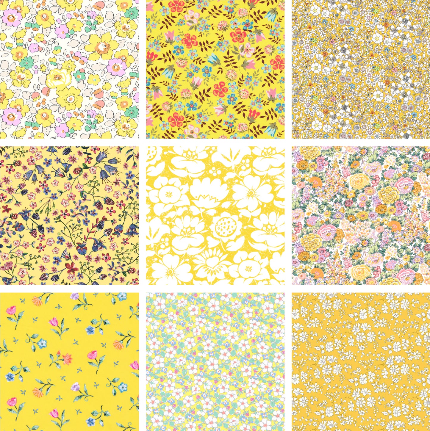 Yellow Charm Squares