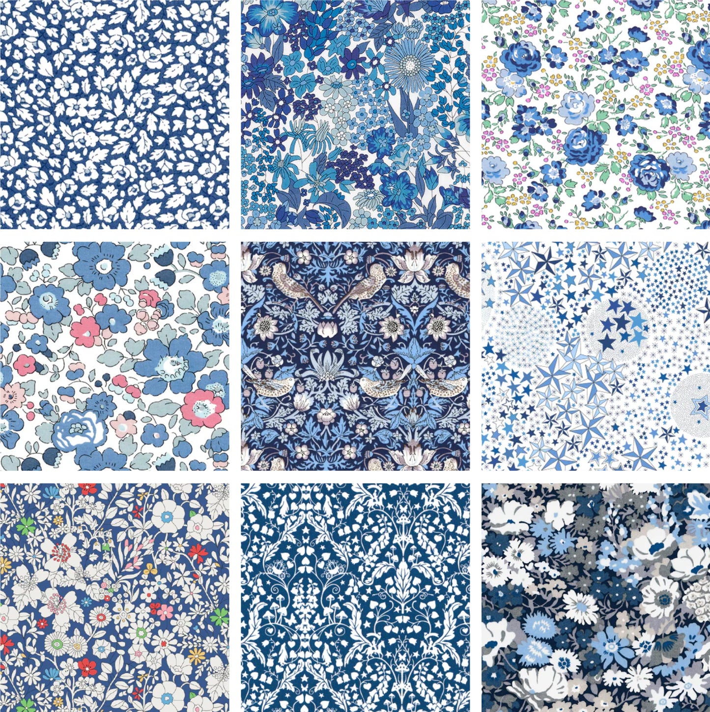 Blue Charm Squares