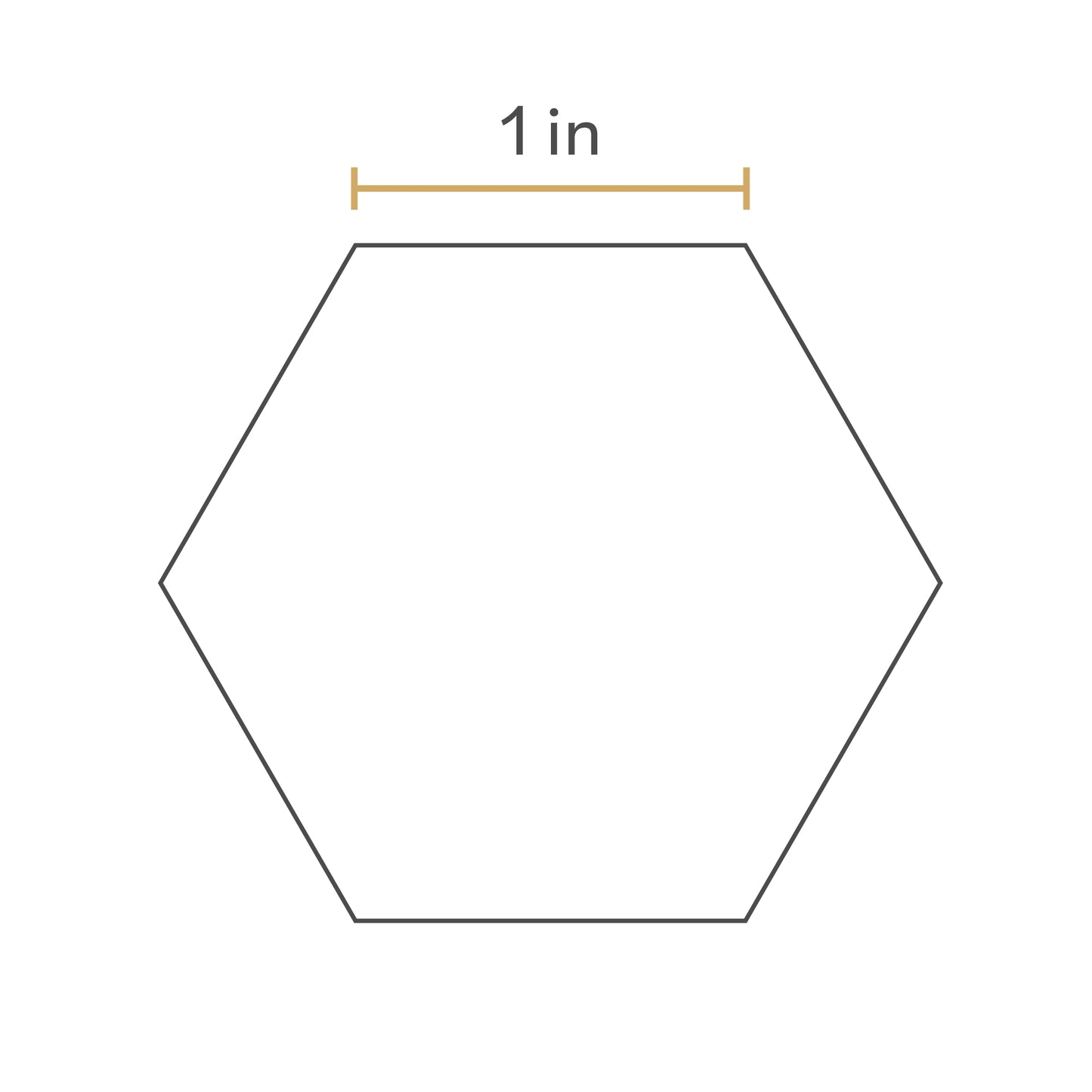 1" Hexagon Templates EPP