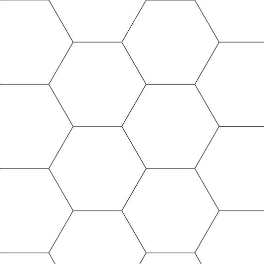 Acrylic Template - 1" Hexagon