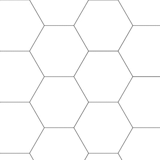 Pecolla 1/4" Hexagon Acrylic
