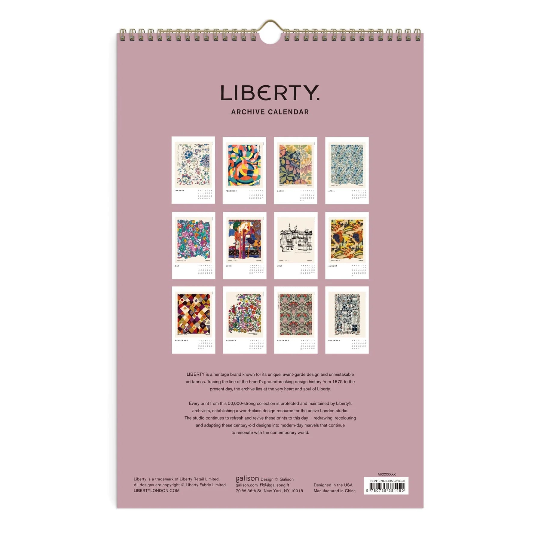 Liberty 2025 Wall Calendar – DuckaDilly liberty-2025-wall-calendar-duckadilly