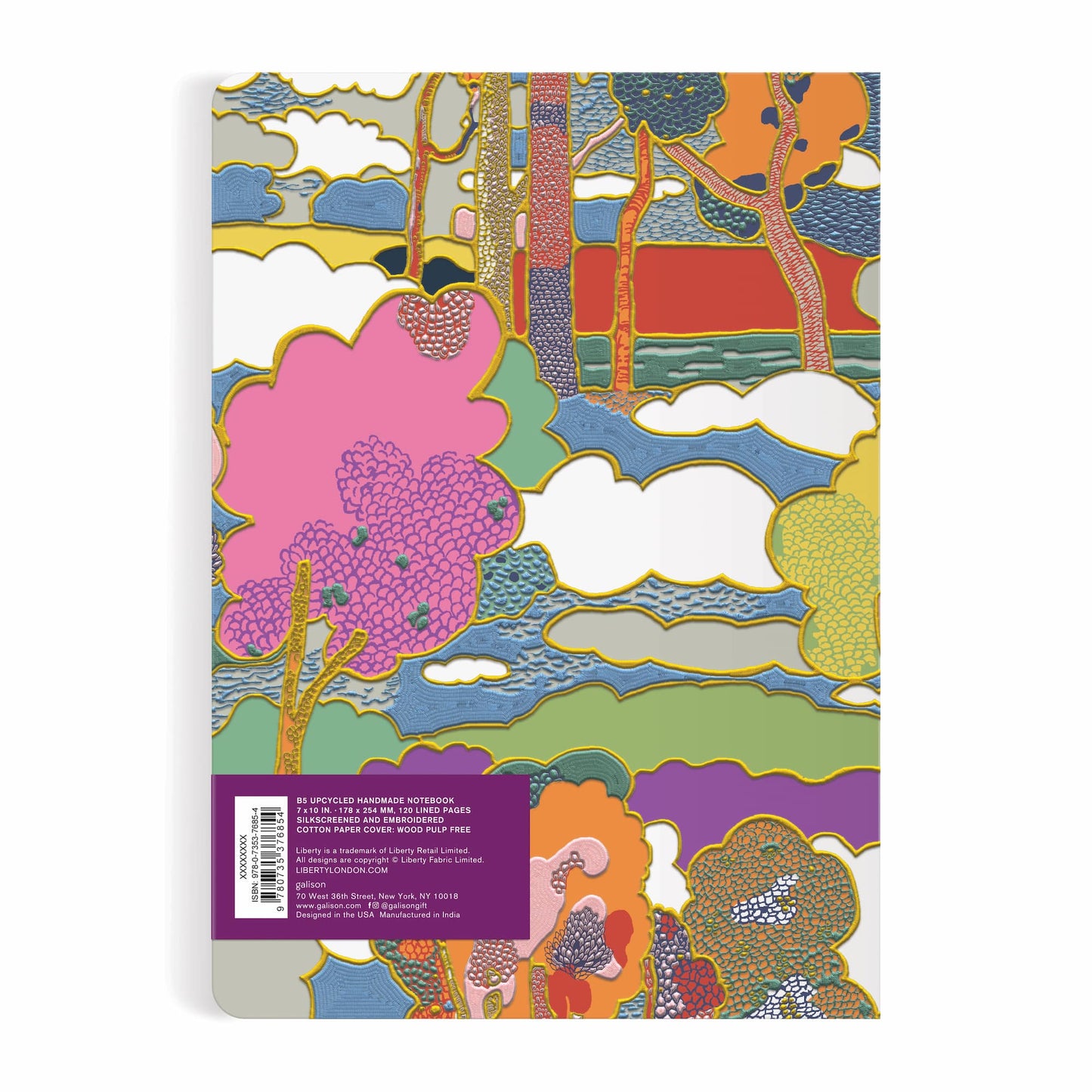 Prospect Road Embroidered Journal