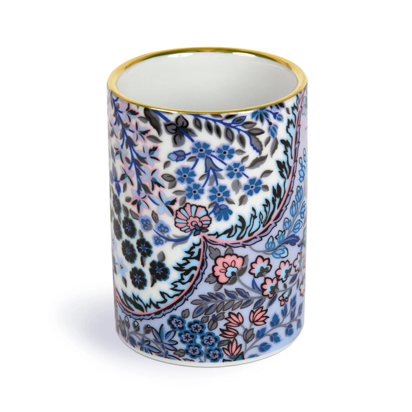 Tanjore Gardens Porcelain Pen Pot