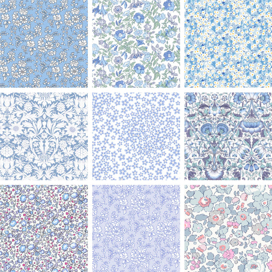 Light Blue Charm Squares