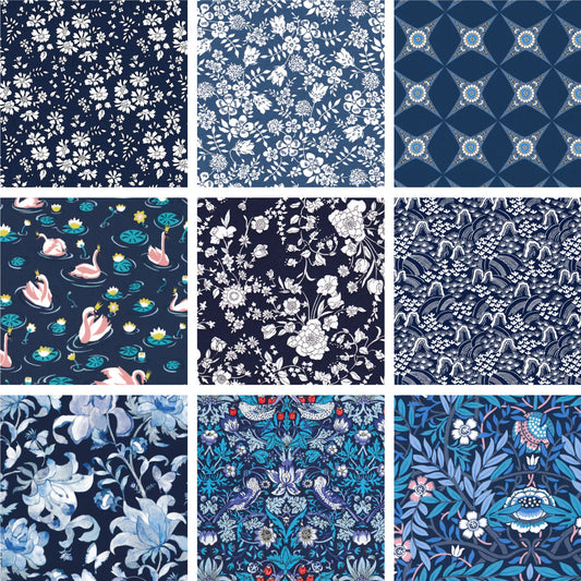 Navy Charm Squares