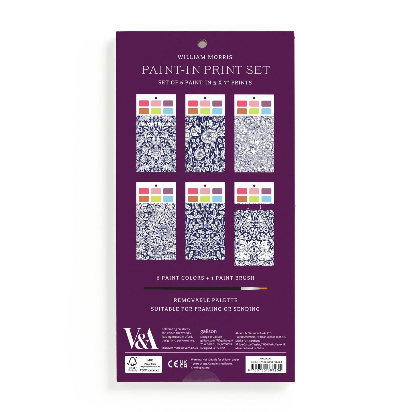 William Morris Paint in Print Set