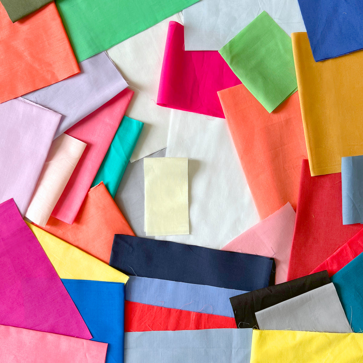 Solid Tana Lawn Scrap Bag
