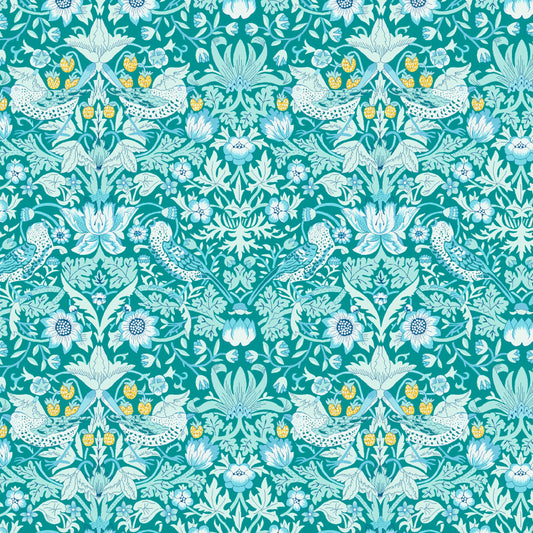 Strawberry Thief Turquoise